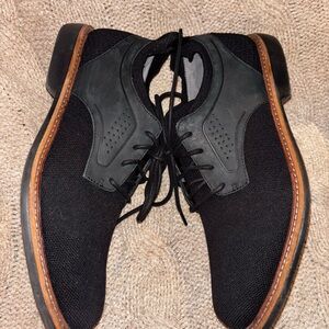 Mark Nason Los Angeles Black Knit and Leather Oxfords Size 10 BRAND NEW!